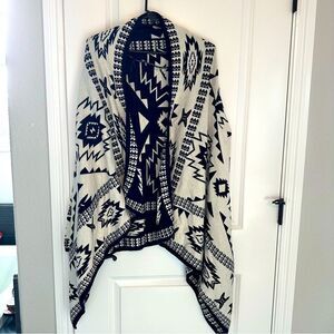 H&M Southwestern print open cardigan